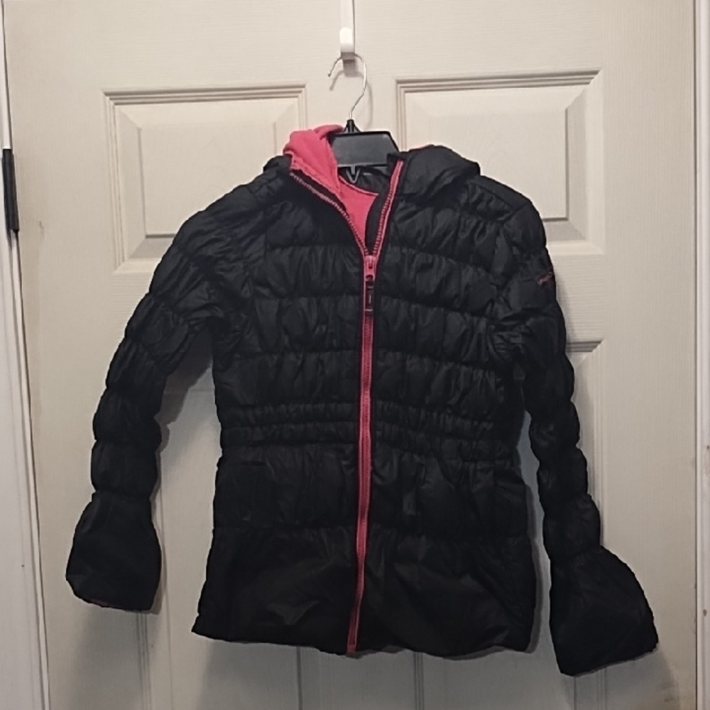 Hawke & Co Black and Pink Jacket